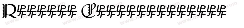 Ronduit Capitals字体转换